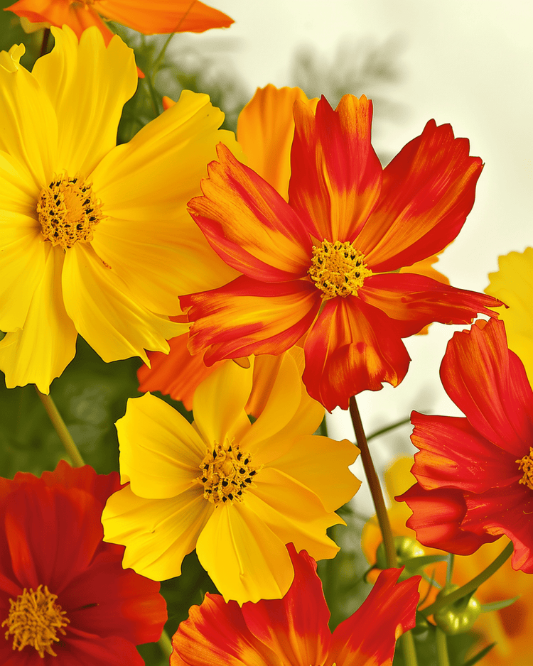 Cosmos (Cosmos bipinnatus) cultivado a partir de semente — uma flor de fácil cultivo para principiantes