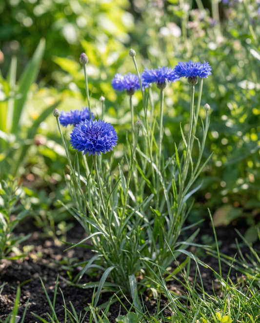 Aciano Blue Ball (Centaurea cyanus) – semillas ecológicas de flor anual de SeedsChoice