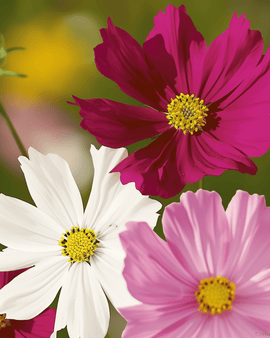 Sementes de Cosmos Sensation Cosmos Bipinnatus Flores Anuais Biológicas