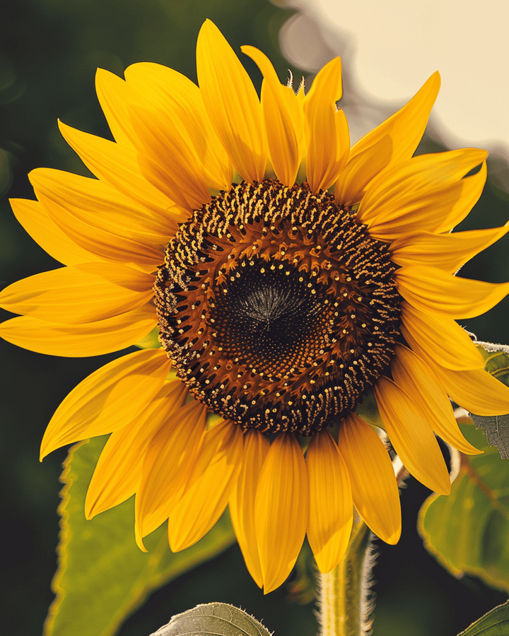 Sementes de Girassol Simples Giant (Helianthus annuus) – flor anual biológica