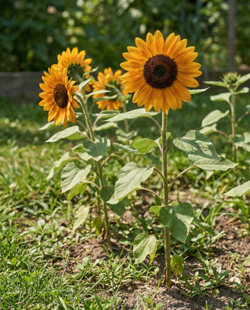 Girasol Nakdi F1 Pollen Free (Helianthus annuus) – semillas ecológicas de flor anual de SeedsChoice