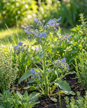 Borraja (Borago officinalis) – semillas de hierba anual ecológica de SeedsChoice