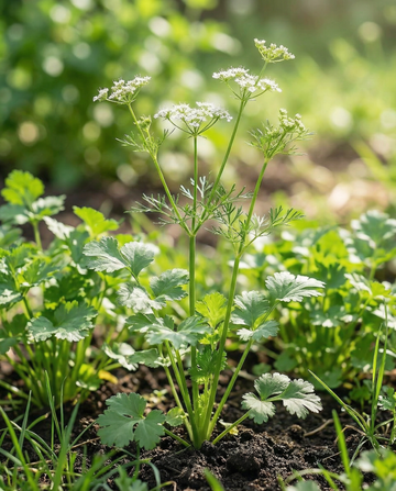 Cilantro (Coriandrum sativum) – semillas ecológicas de hierba aromática anual de SeedsChoice