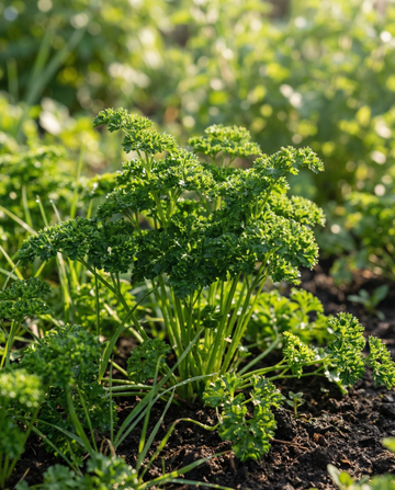 Salsa Moss Curled (Petroselinum crispum) – sementes biológicas de erva anual da SeedsChoice