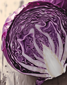 Sementes de couve roxa biológica Klimaro F1 Brassica oleracea anual