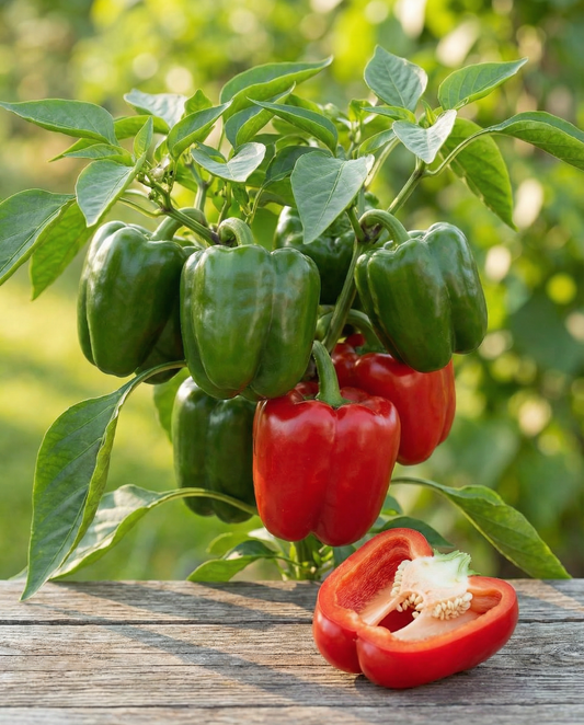 Pimento California Wonder (Capsicum annuum) – sementes biológicas de hortaliça anual da SeedsChoice