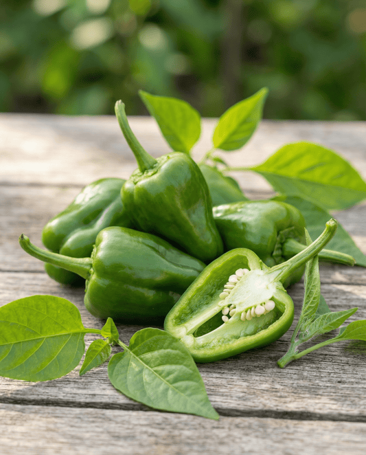 Pimento Padrón (Capsicum annuum) – sementes biológicas de legumes anuais da SeedsChoice