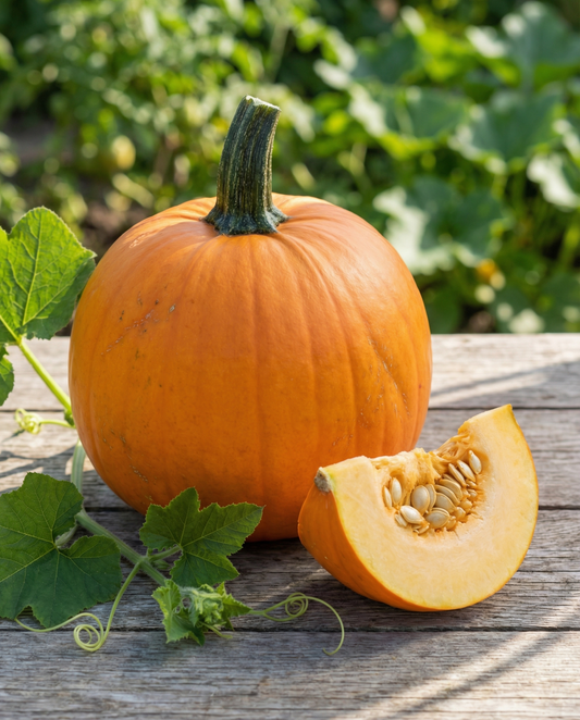 Semillas de calabaza Jack O Lantern (Cucurbita pepo) – semillas de verdura anual orgánica de SeedsChoice