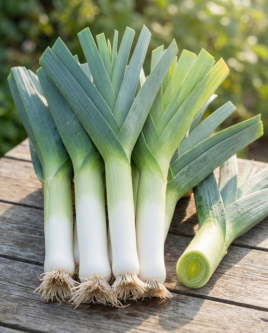 Puerro Hannibal (Allium porrum) – semillas ecológicas de verdura anual de SeedsChoice