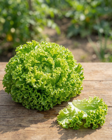 Alface Bionda A Foglia Riccia (Lactuca sativa) – sementes biológicas de vegetal anual da SeedsChoice