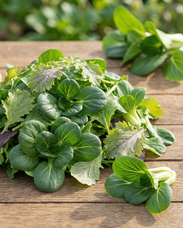 Mesclun (Brassica juncea) – sementes de mistura anual biológica da SeedsChoice