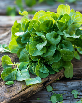 Sementes de alface-de-cordeiro Vit biológico Valerianella Locusta anual