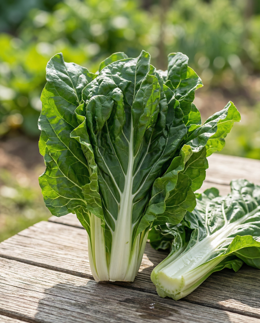 Acelga White Silver 2 (Beta vulgaris) – semillas ecológicas de verdura anual de SeedsChoice