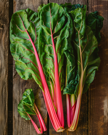 Semillas ecológicas de acelga Rhubarb (Beta vulgaris) – hortaliza anual