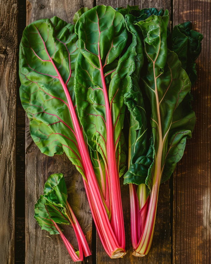 Semillas ecológicas de acelga Rhubarb (Beta vulgaris) – hortaliza anual