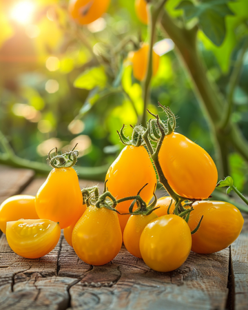 Semillas de tomate cherry Yellow Pearshaped (Solanum lycopersicum) – hortaliza anual ecológica