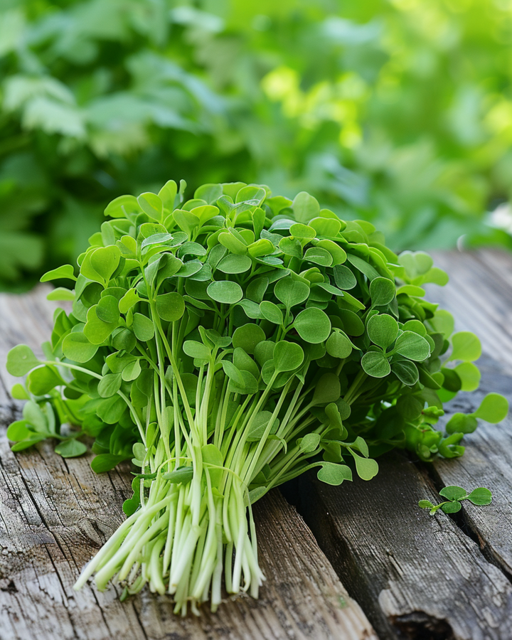 Sementes de agrião (Lepidium sativum) – hortaliça anual biológica