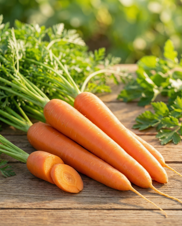Zanahoria de verano Nantes 2 (Daucus carota) – semillas ecológicas anuales de hortaliza de SeedsChoice