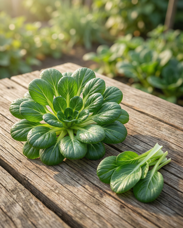 Tatsoi Pak Choi (Brassica rapa) – semillas ecológicas anuales de verdura de SeedsChoice