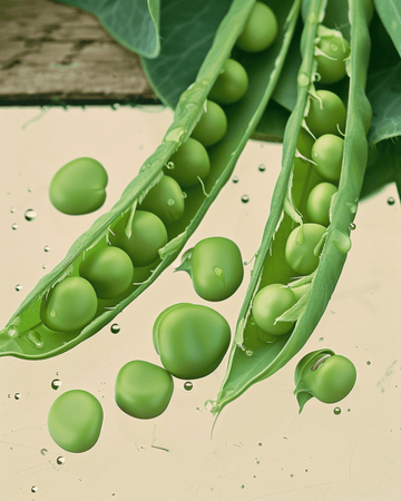 Semillas de guisante Karina (Pisum sativum) – hortaliza anual ecológica