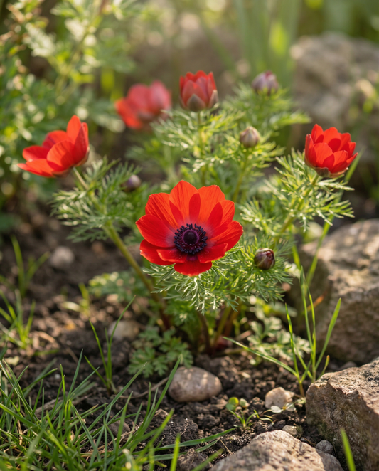 Ojo de faisán (Adonis aestivalis) – semillas de flor anual de SeedsChoice