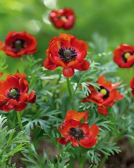 Semillas de ojo de faisán Adonis Aestivalis flor anual