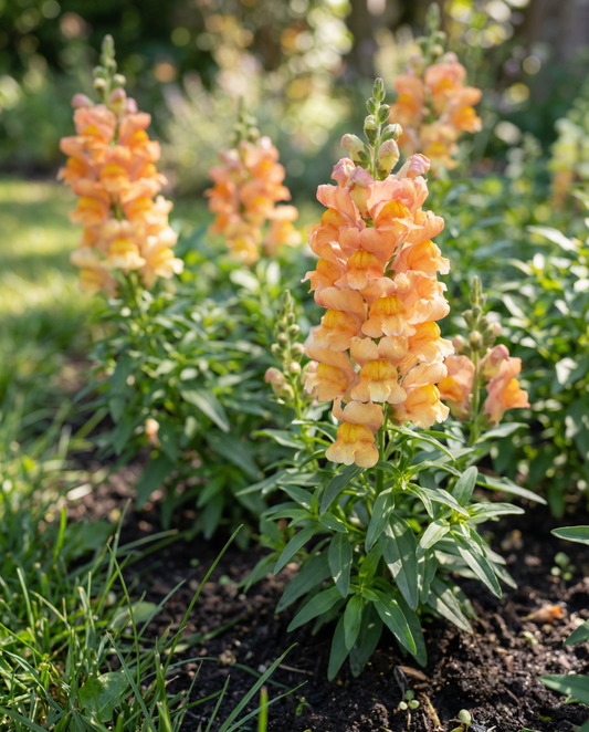 Boca de dragón Mango Twist (Antirrhinum majus) – semillas anuales de SeedsChoice