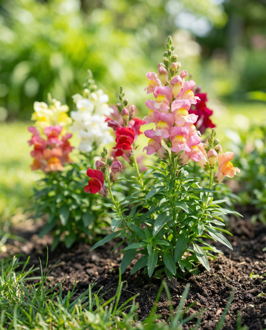 Boca de dragón Tom Thumb mezcla (Antirrhinum majus) – semillas de mezcla anual de SeedsChoice