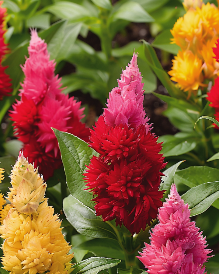 Sementes Ice Cream Mixed (Celosia argentea) – mistura anual