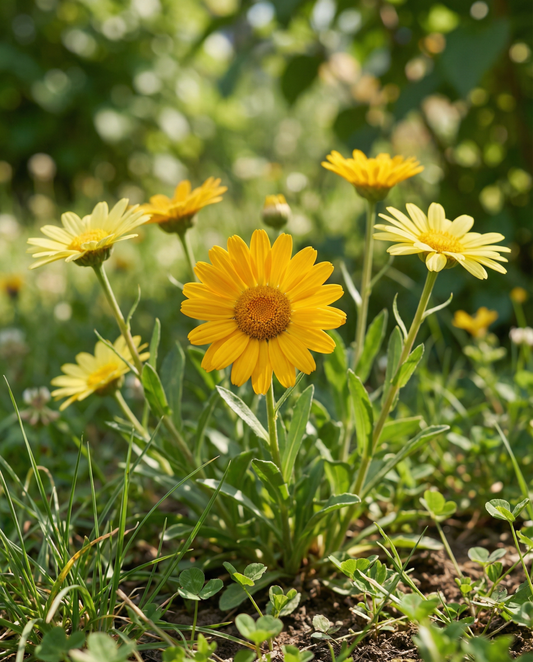 Crisantemo de los campos Mix Yellow Shades (Chrysanthemum segetum) – semillas de flor anual de SeedsChoice