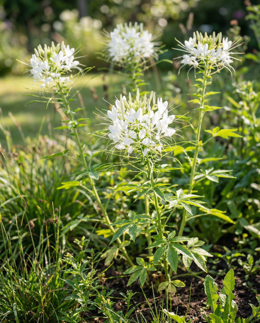 Cleome White Queen (Cleome hassleriana) – semillas de flor anual de SeedsChoice
