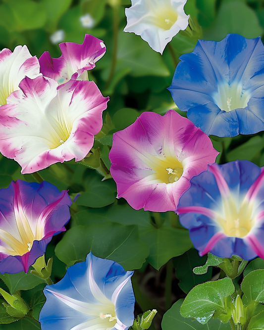 Dwarf (Convolvulus tricolor) – sementes de mistura anual da SeedsChoice
