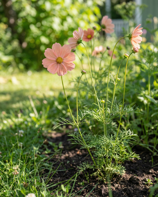 Apricotta (Cosmos bipinnatus) – sementes de flor anual da SeedsChoice