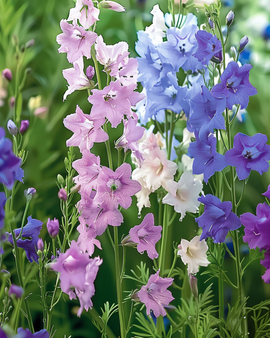Semillas de espuela de caballero Delphinium consolida Imperial Mixed flor anual