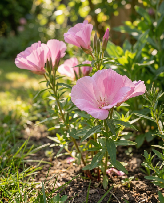 Godetia Sweetheart Pink Flowered Azalea (Clarkia amoena) – annual flower seeds from SeedsChoice