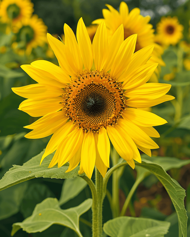 Semillas de girasol enano amarillo (Helianthus annuus) – flor anual