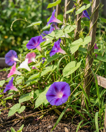 Enredadera trepadora de flores en colores mixtos (Ipomoea purpurea) – semillas de trepadora anual de SeedsChoice