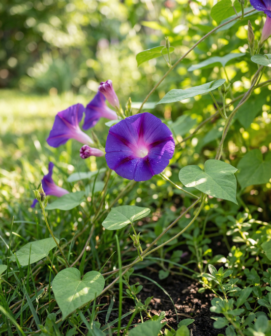 Grandpa Ott Climber Purple (Ipomoea purpurea) – sementes de trepadeira anual da SeedsChoice