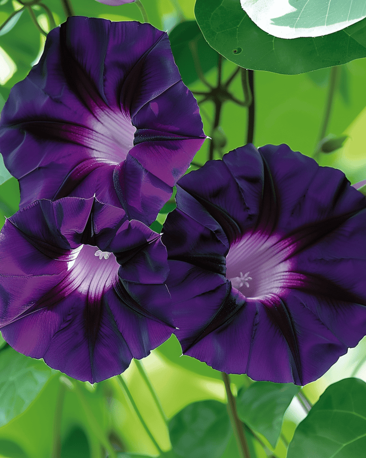 Sementes de Grandpa Ott Climber Purple (Ipomoea purpurea) – trepadeira anual