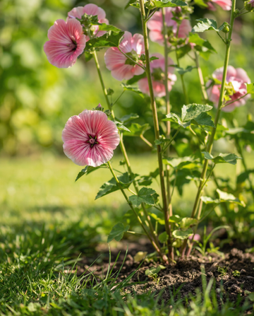 Grandiflora en colores mixtos (Malope trifida) – semillas de mezcla anual de SeedsChoice