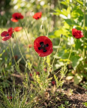 Papoila Lady Bird (Papaver commutatum) – sementes de flor anual da SeedsChoice