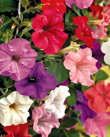 Semillas en colores mixtos (Petunia pendula) – mezcla anual
