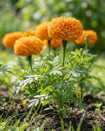 Cravo-de-burro africano Hawaii (Tagetes erecta) – sementes de flor anual da SeedsChoice