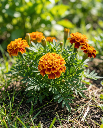 Tagetes Petite Harmony (Tagetes patula) – semillas de flor anual de SeedsChoice