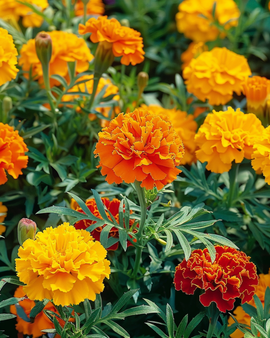 Semillas de clavelón francés Bonita Tagetes patula flor anual