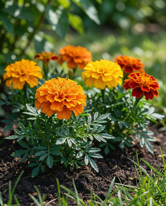 Cravo-de-burro Bonita (Tagetes patula) – sementes de flor anual da SeedsChoice