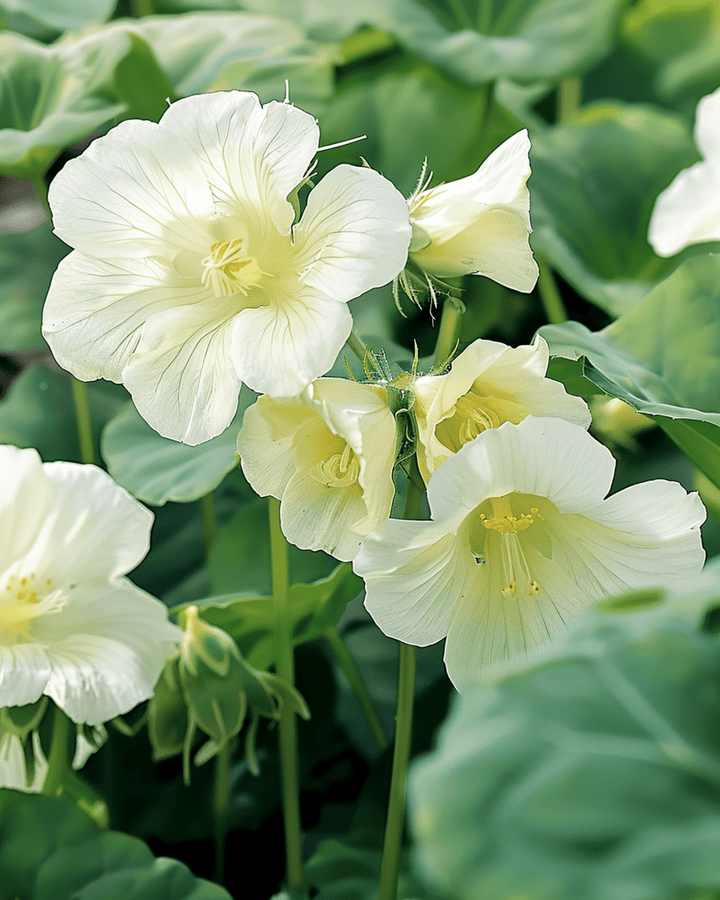 Sementes de nastúrcio Milkmaid trepador (Tropaeolum majus) – anual trepador