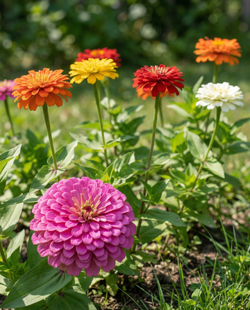 Giants Of California Mixed (Zinnia elegans) – sementes de mistura anual da SeedsChoice