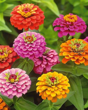 Semillas Lilliput Mixed (Zinnia elegans) – mezcla anual