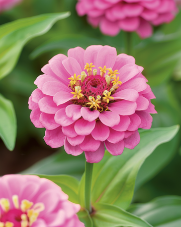 Sementes Lilliput Rose Gem (Zinnia elegans) – anual